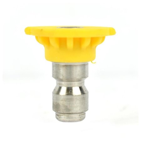 INTERSTATE PNEUMATICS Pressure Washer 1/4 Inch Quick Connect High Pressure Spray Nozzle Tip - Yellow PW7103-DY